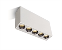 White 12W Dark light surface ceiling spot, IP20.