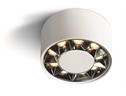 White 12W Ceiling spot, IP20.