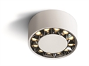 White 20W Surface ceiling spot, IP20.