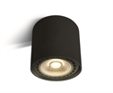 Black 15W GU10, R111 Ceiling Light.