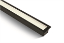 Black 40W UGR19 Recessed linear with diffuser, ideal for offices.