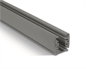 Grey 3-Phase 16A square track for commercial applications.