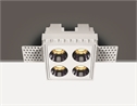 White 10W Trimless Dark light recessed spot, IP20.