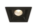 Black 30W downlight LED, shop square boxes range  IP20, ideal for commercialapplications such as offices, galleries and showrooms.