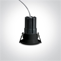 Black 7W COB LED Dark Light spot with a beam angle of 50�.