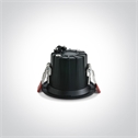 Black 7W Recessed  Dark Light LED spot IP20.
