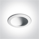White 16W LED Dark Light Dome Reflector, IP20.
