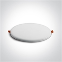 White 30W LED frameless downlight, IP65.