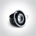 White 6W LED Fire Rated Recessed adjustable spot,  IP20.