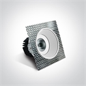 White 6,5W COB LED recessed trimless adjustable spot, suitable for indoor/outdoor applications, IP54.