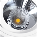 White 6W COB LED cylinder, with a modern design, ideal for residentialand commercial illumination.