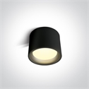 Black 15W SMD LED ceiling downlight, ideal for residentialand commercial illumination.