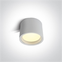 White 15W SMD LED ceiling downlight, ideal for residentialand commercial illumination.