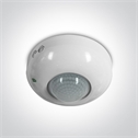 White 230V 300W(LED) 1200W(Incadescent) Ceiling Infrared Motion Sensor.