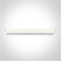 Chrome 15W LED fitting ideal for installation above the bathroommirror, IP44.