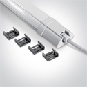 White IP65 slim LED fitting .