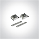 Black 40W UGR17 Linear system with with 48 LED spots for surface or suspended installation, ideal for offices.