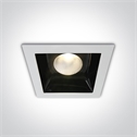 White 30W downlight LED, shop square boxes range  IP20, ideal for commercialapplications such as offices, galleries and showrooms.