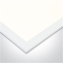 White CCT Variable 60x60 recessed backlit LED panel with microprismatic diffuser for T-rail false ceilings.