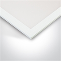 White 60x60 adjustable CCT recessed backlit LED panel with microprismatic diffuser for T-rail false ceilings.