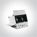 Black 6W SMD LED recessed spot trimless, IP20.
