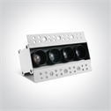 Black 10W SMD LED recessed spot trimless, IP20.