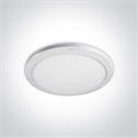 White 38W LED slim plafo light, IP40, suitable for residential andcommercial application.