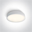 White 25W LED slim plafo light, IP20, suitable for residential andcommercial application.