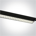 Black 30W SMD LED track light.