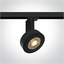 Black 30W COB LED Track Spot with honeycomb Complete with 700mA driver.