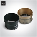 Black 3W COB LED bedside adjustable fitting , ideal for room hotel installation, IP20.
