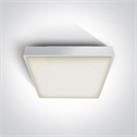 White 30W LED plafo light, IP65, ideal for both indoor and outdoorinstallation.
