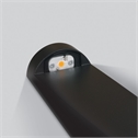 Anthracite 7W LED Bollard, IP65 for Garden illumination.