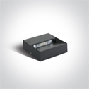 Anthracite 4W LED wall light, IP54, ideal for both indoor and outdoorinstallation.