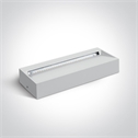 White 7W LED wall light, IP54, ideal for both indoor and outdoorinstallation.