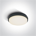 Anthracite 20W LED slim plafo, IP54, ideal for both indoor and outdoorinstallation.