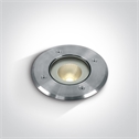 Stainless Steel 10W COB LED inground, IP67, stainless steel 316, for path illumination.