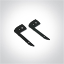 Black 2m Step aluminium profile.
