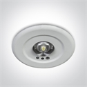 3W Emergency LED recessed, IP20,  ideal for corridors.