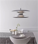Grey & Black Scandinavian Layered Pendant - Dia 50cm