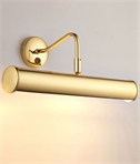 Switched Polished Brass Picture Wall Light