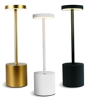 Tall Rechargeable 3-Step Dimmable Table Light - IP54