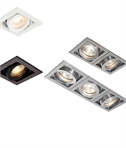 Modular Downlight Single, Dual or Triple - 3 Finishes