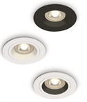 Reduced Glare GU10 Downlight - white, black or two-tone