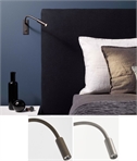 Recessed Flex Arm LED Bedside Reading Light