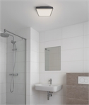 Square 24w LED Flush Ceiling Light Opal Diffuser - IP65 Rated