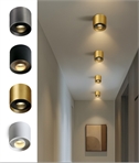 Surface Mounted 8w COB LED Cylinder with Interchangeable Reflectors