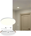 White Ultra-Slim LED Panel Light - Versatile Ultra-Thin Universal Fit Indoor Lighting Solution