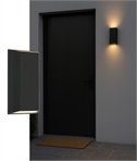Slim Profile Up & Down LED CCT Variable 8w Wall Light - IP65 Rated