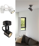 Modern Compact GU10 Mains Spotlight for Wall or Ceiling